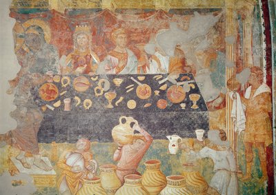 The Wedding at Cana by Giotto di Bondone